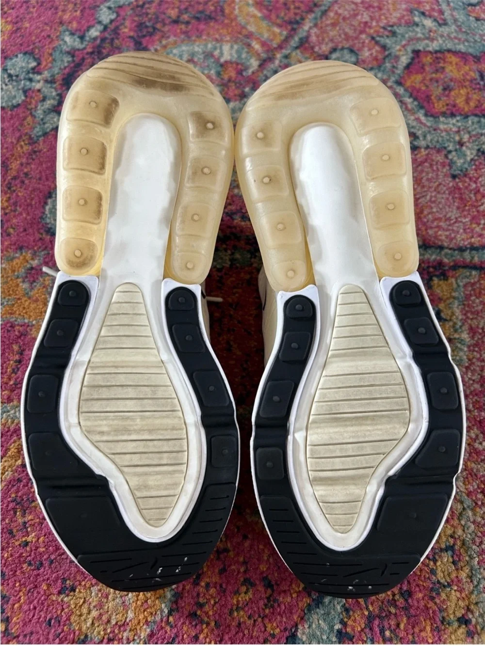 Nike | Women’s Air Max 270 Cream/Black ‘Sail/Coconut’ Sneakers Size 7